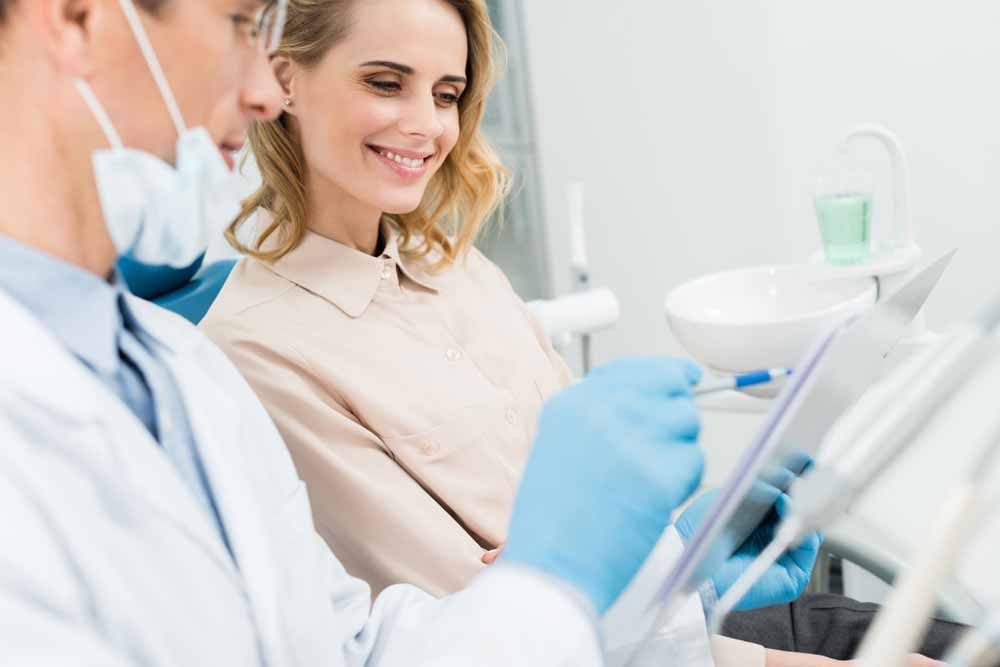Dentist Providing Instruction To Patient — Advanced Dental Southern Highlands In Moss Vale, NSW